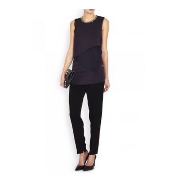 3.1 Phillip Lim Embellished Crepe Silk-Chiffon Top - Picture 2 of 10
